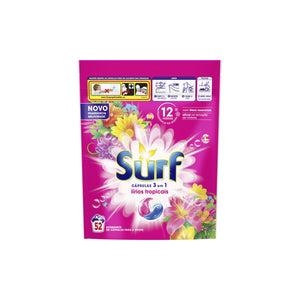 Detergente em Cápsulas para Máquina de Roupa Surf Tropical 0,712 kg