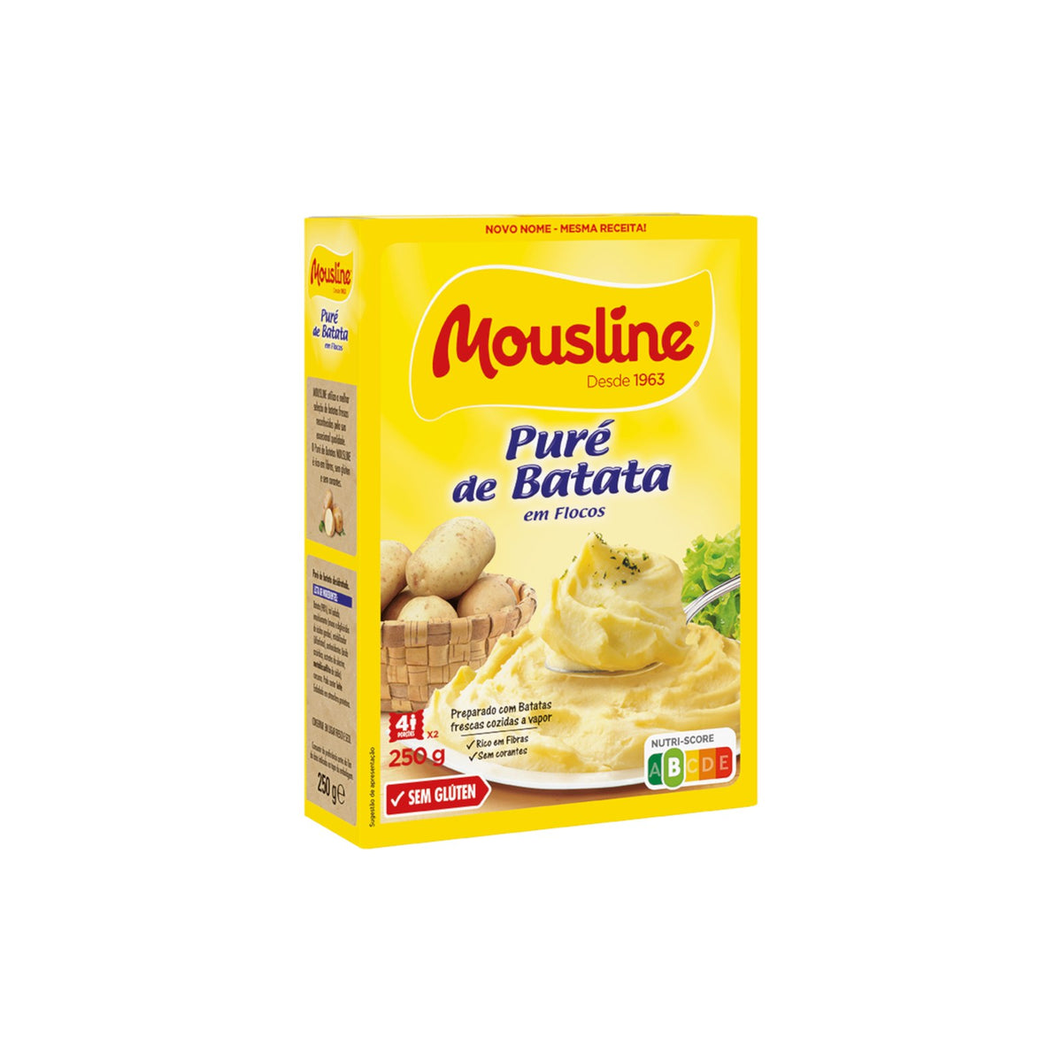 Mousline Puré de Batata Sem Glúten 250 g