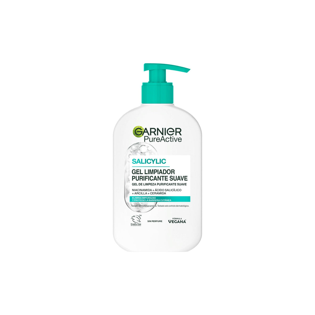 Garnier Skin Active Pure Gel de Limpeza Hidratante 250 ml