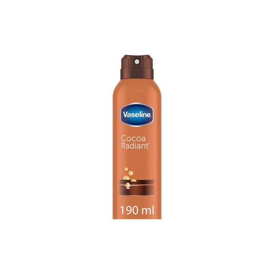 Loção Corporal em Spray Vaseline Cocoa Radiant 190 ml