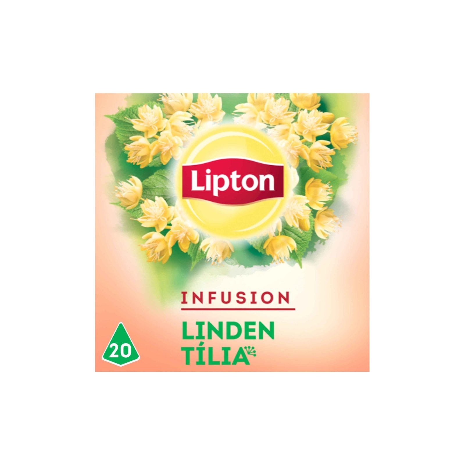 Infusão de Tília em Saquetas Pyramid Lipton 26 g 20 un
