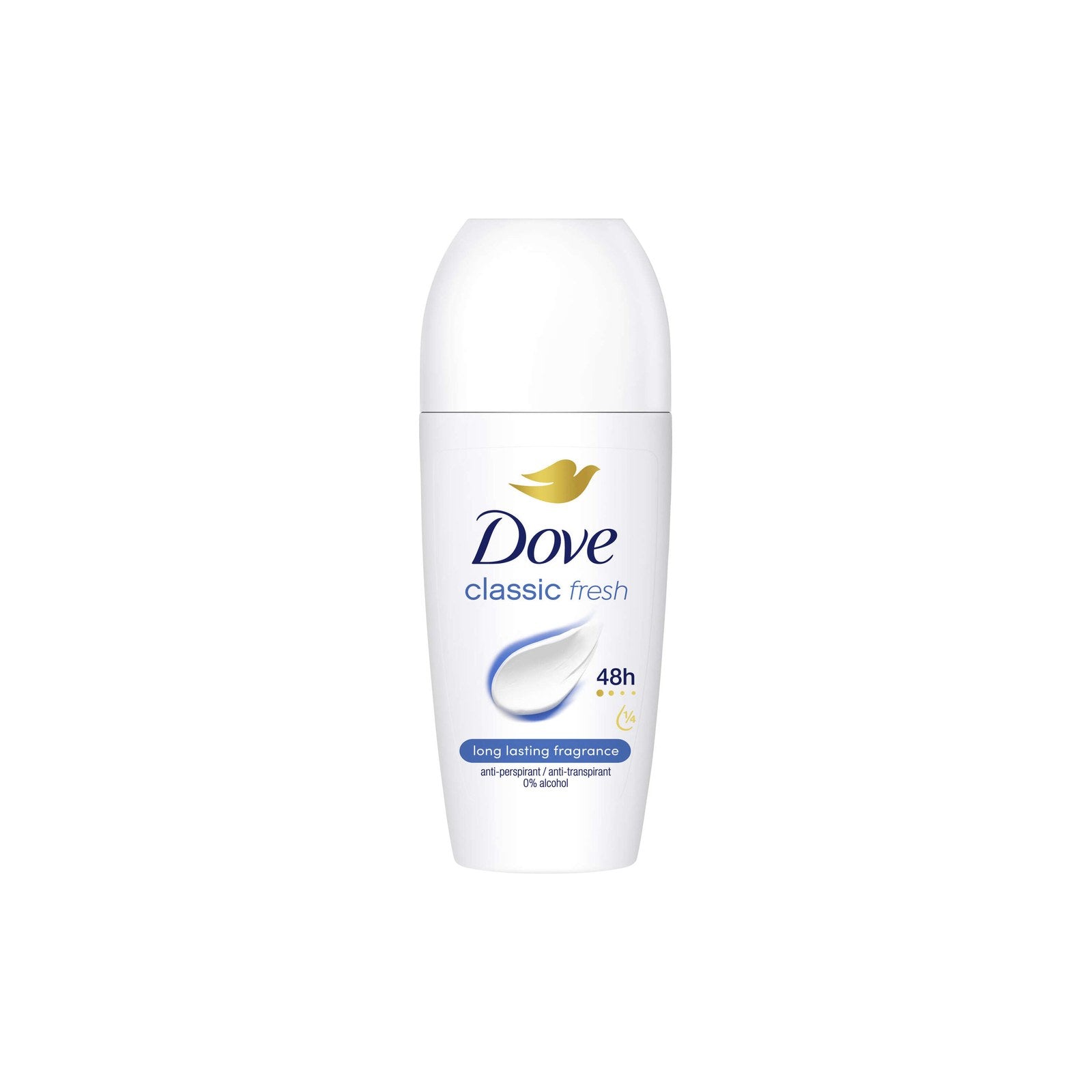 Desodorizante Roll-On Dove Classic 48h 54 g 50 ml