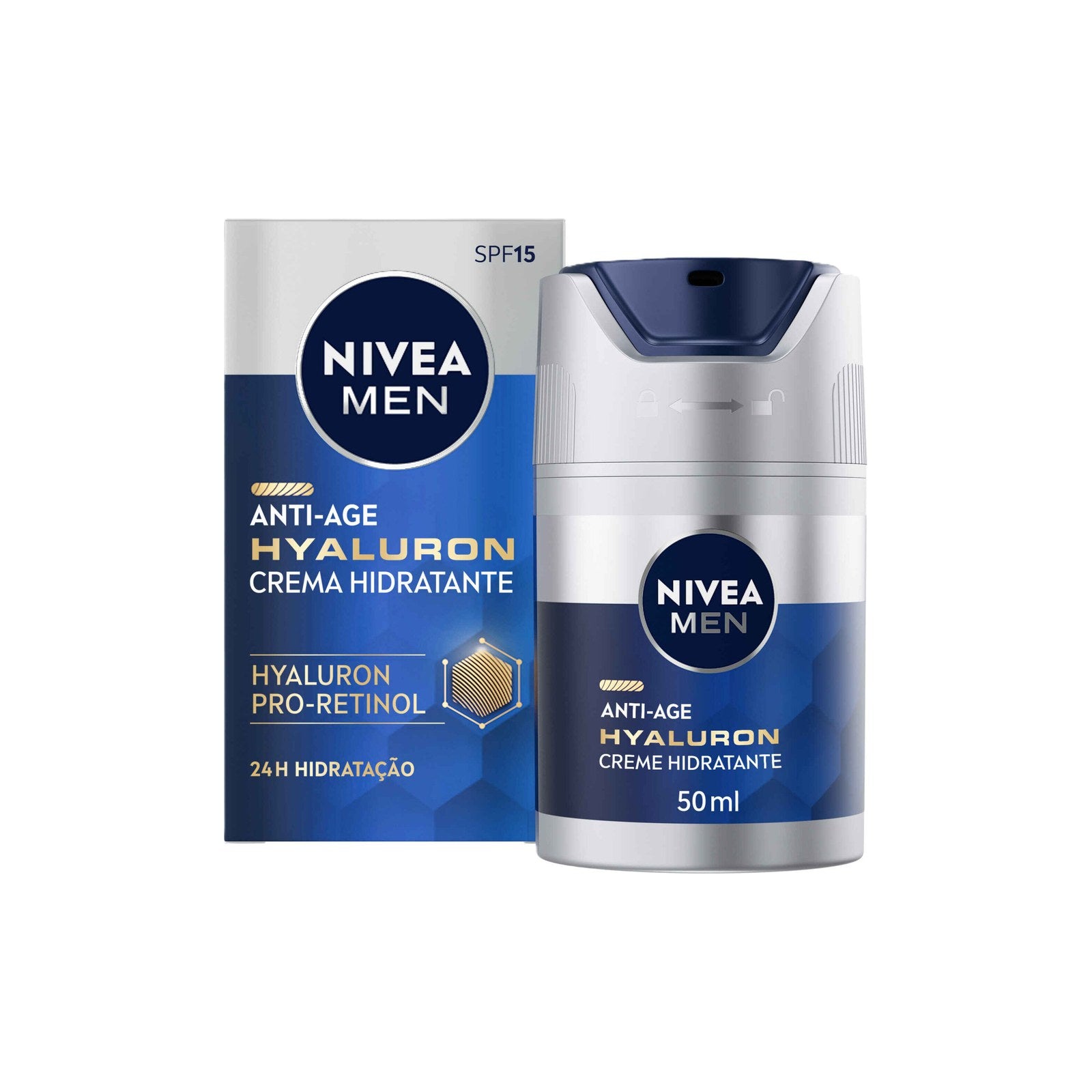 Nivea Men Active Age Hyaluron Creme FP15 50 ml