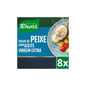 Caldo de Peixe em Cubos com Azeite Knorr 80 g 8 un