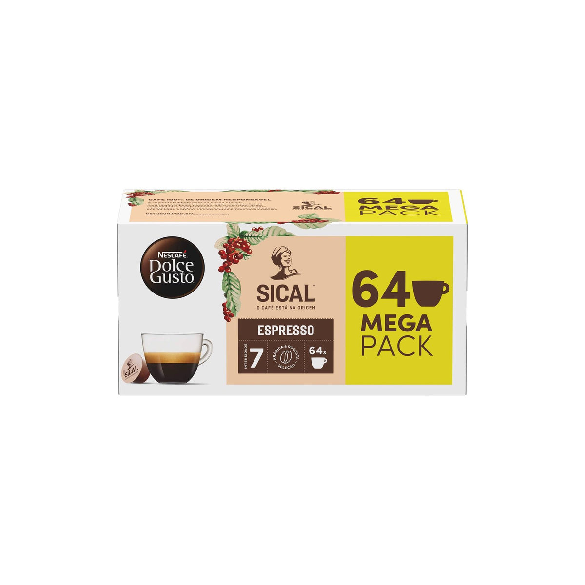 Nescafé Dolce Gusto Intensidade 7 64 un Sical