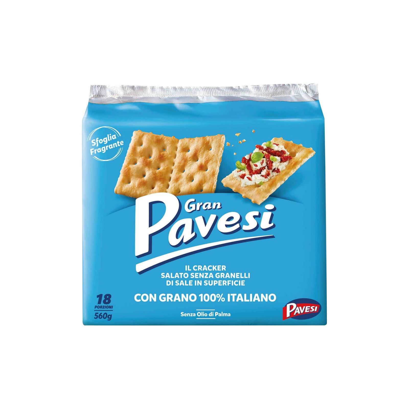 Gran Pavesi Crackers sem Sal na Superfície 560 g