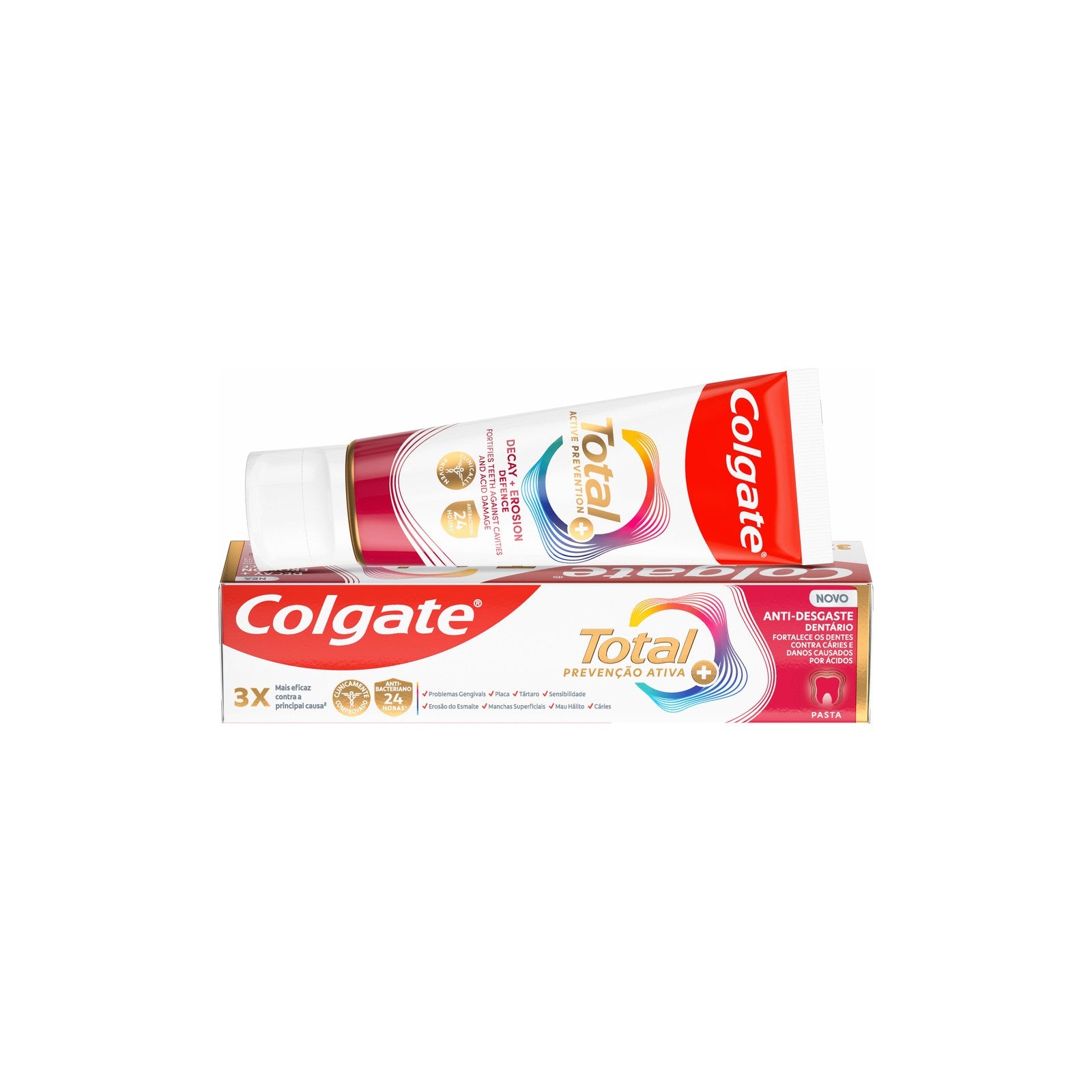 Colgate Total Prevenção Ativa Anti-Desgaste 75 ml