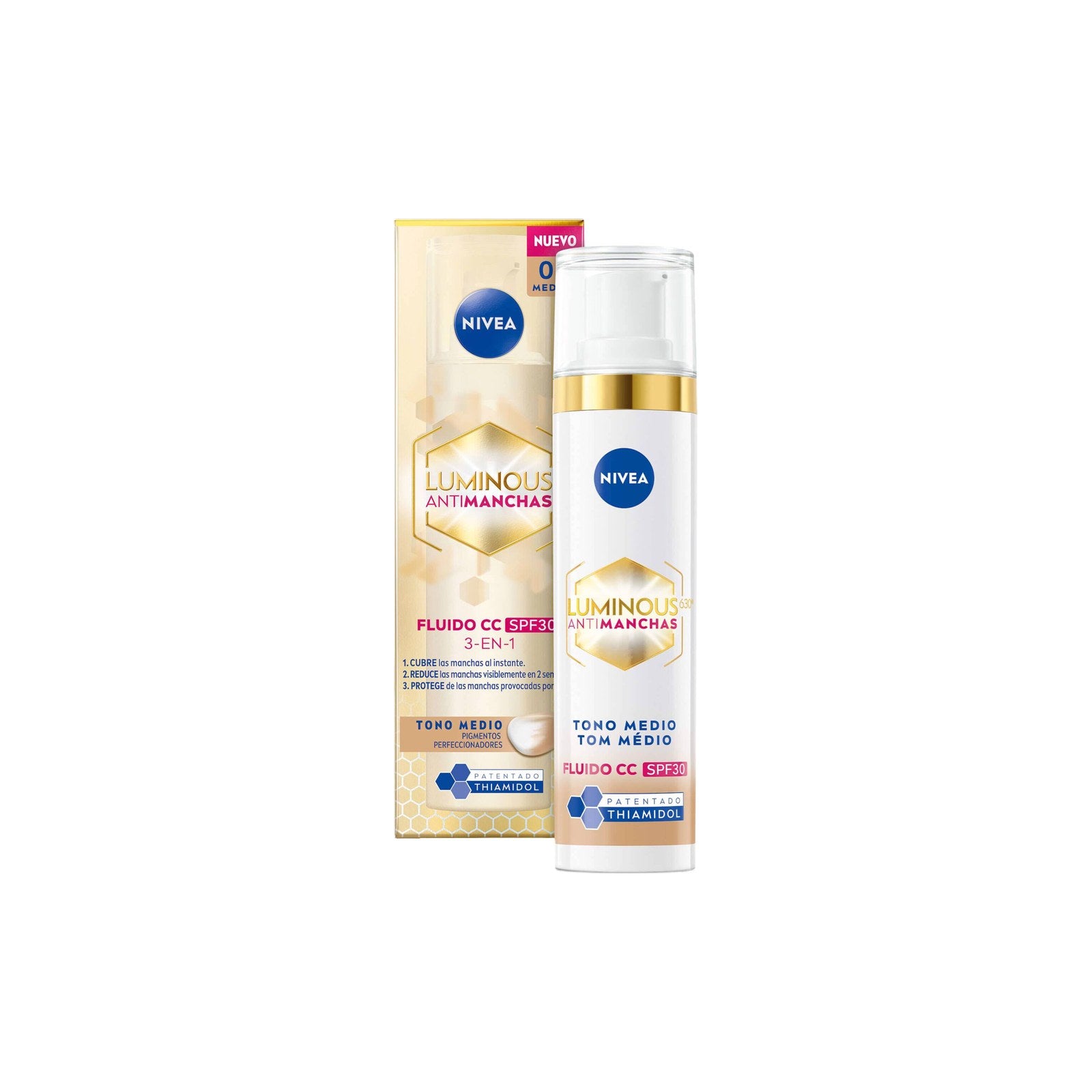 Nivea Luminous 630 CC Fluído Tom Médio FP30 40 ml