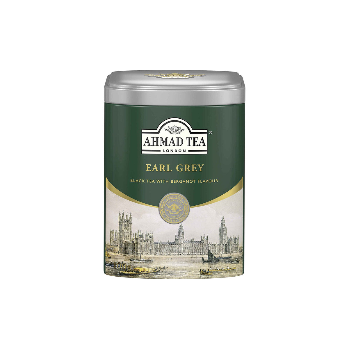 Ahmad Chá Preto Earl Grey Lata 100 g