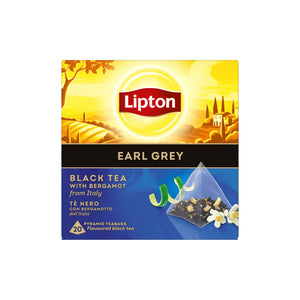 Chá Preto Earl Grey Lipton Saquetas Pirâmide 34 g 20 un