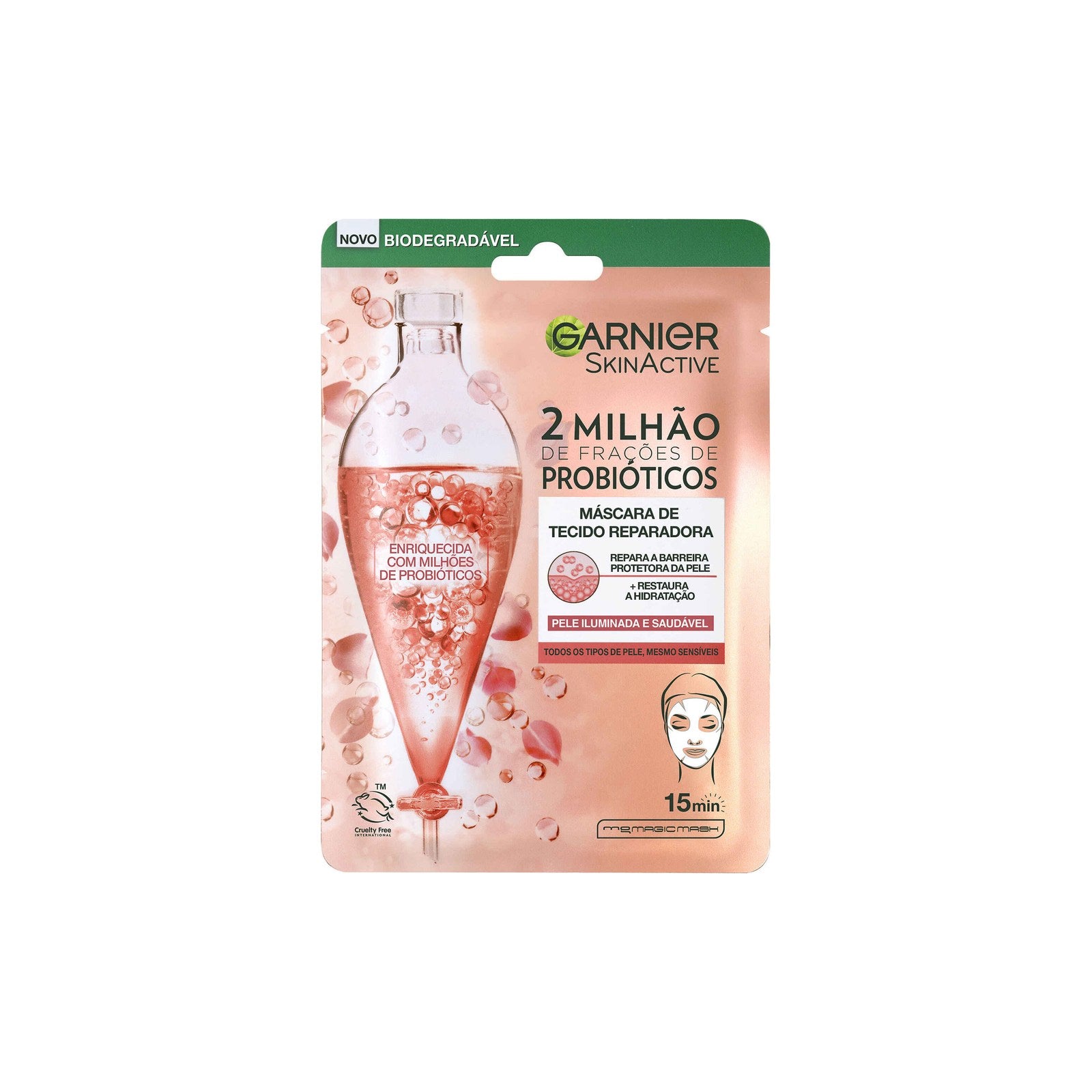 Garnier Skin Active Máscara de Tecido Probiótica 22 g