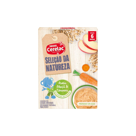 Cerelac Seleção da Natureza Aveia Maçã Cenoura +6M 240 g