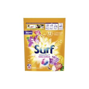 Detergente em Cápsulas para Roupa Surf Frutos Exóticos 0,712 kg