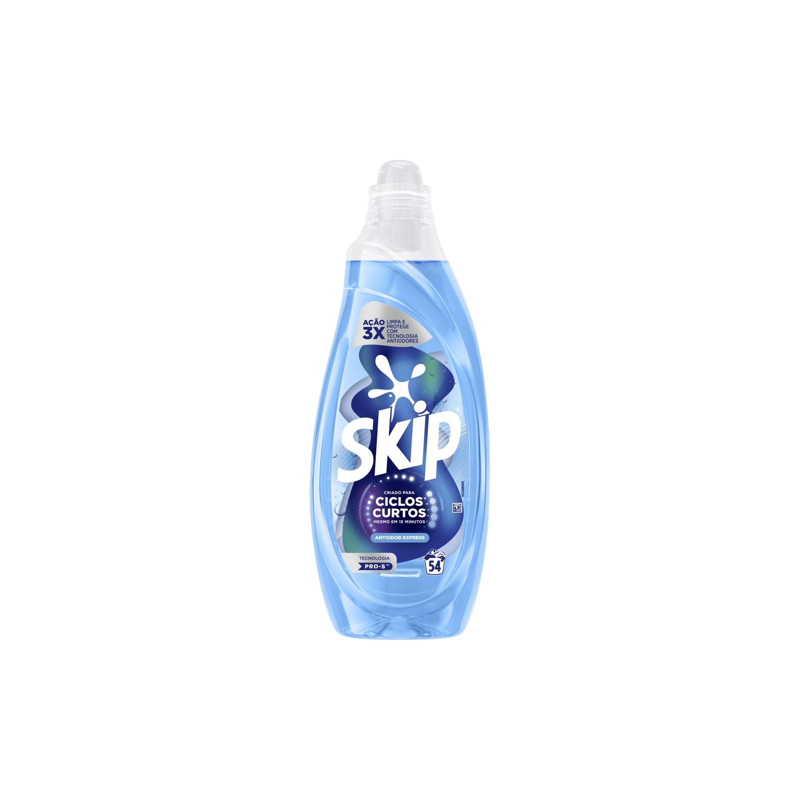 Detergente Líquido Skip Express Ciclos Curtos Antiodor 2,225 kg