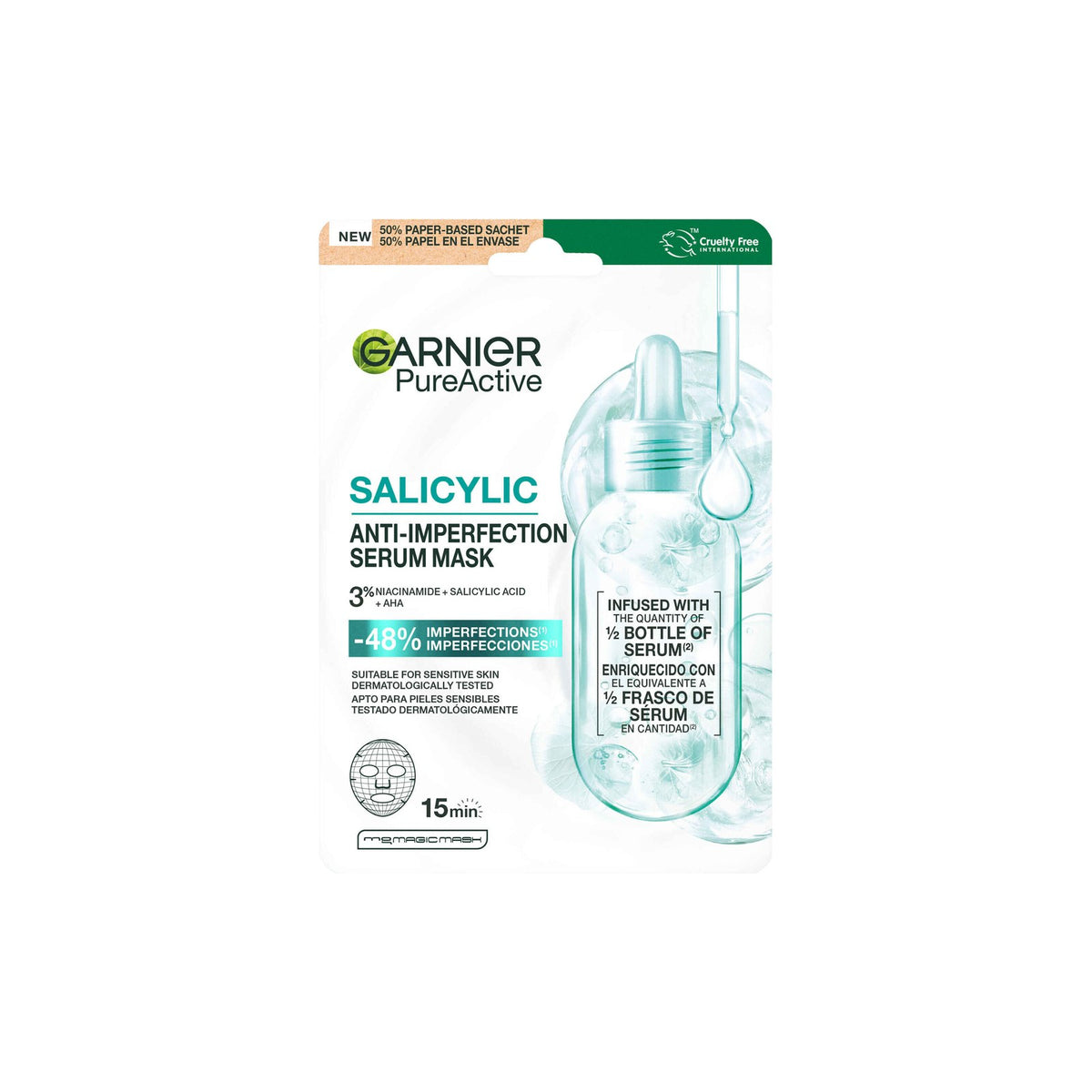 Garnier Skin Active Máscara Anti-Imperfeições 23 g