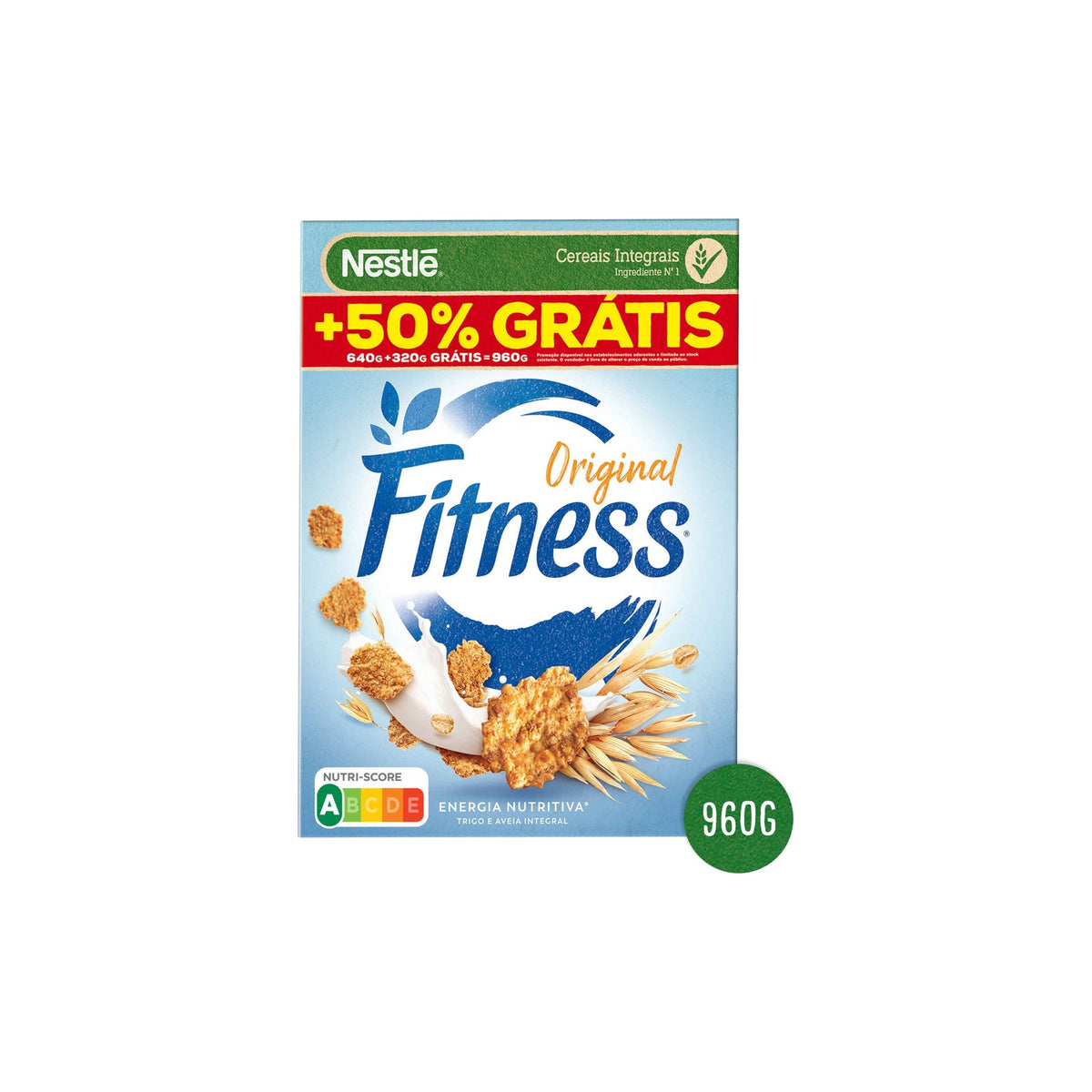 Fitness Cereais de Trigo Integral e Arroz Nestlé 640 g