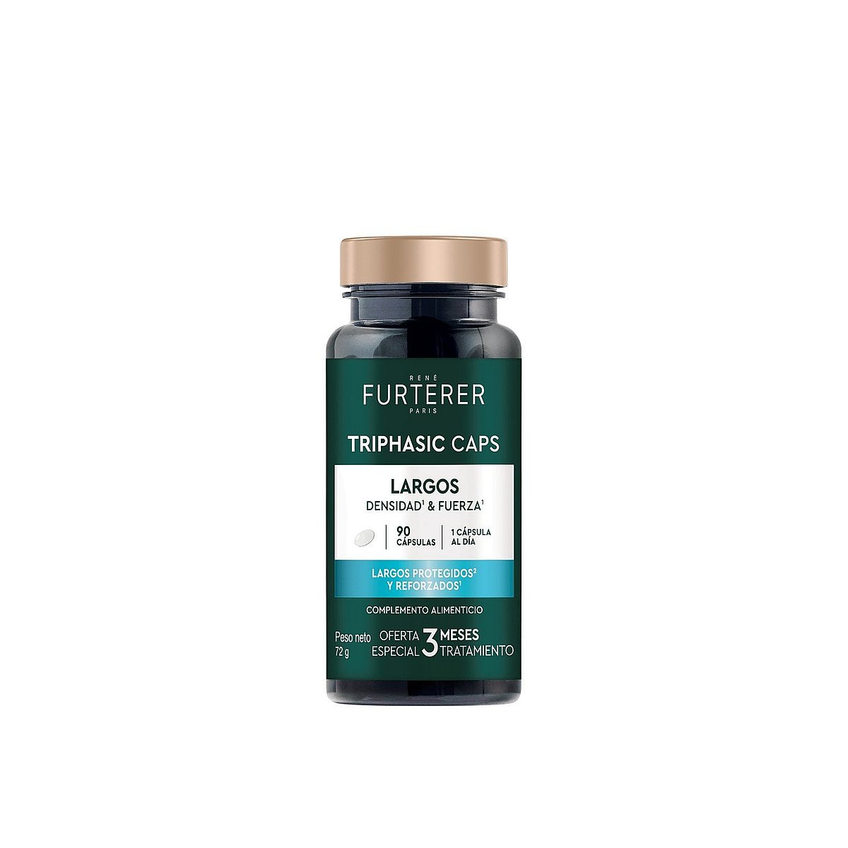 Rene Furterer Triphasic Cápsulas Comprimento Densidade & Força x90