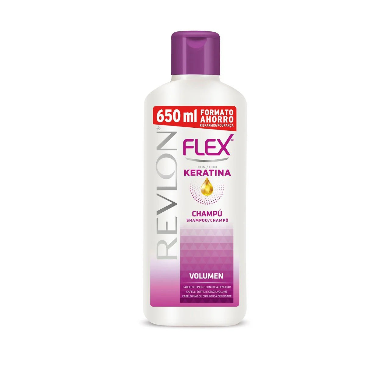 Revlon Champô Volume com Keratina 650 ml
