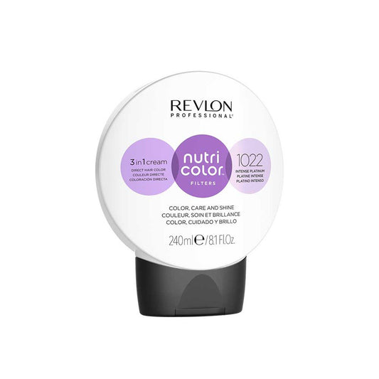 Revlon Professional Nutri Color Filters 3-en-1 Crema de coloración 1022 Rubio Platino Intenso 240ml