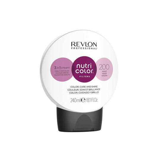 Revlon Professional Nutri Color Filters 3-In-1 Creme tintura para cabelo 200 Violet 240ml