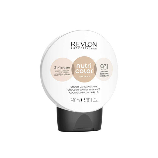 Revlon Professional Nutri Color Filters 3-In-1 Creme tintura para cabelo 931 Light Beige 240ml