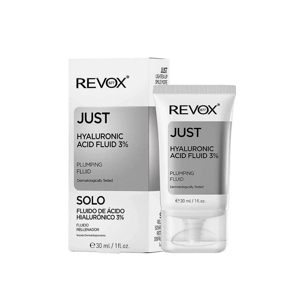 Revox B77 Just Hyaluronic Acid Fluid 3% Hydrates, Plumps, And Smooths Skin