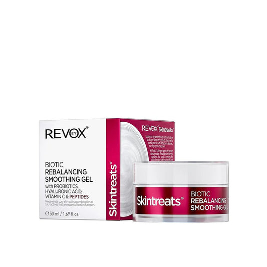 Revox B77 Skintreats Biotic Rebalancing Smoothing Gel 50 Ml Hydrates, Mattifies, And Controls Óleo