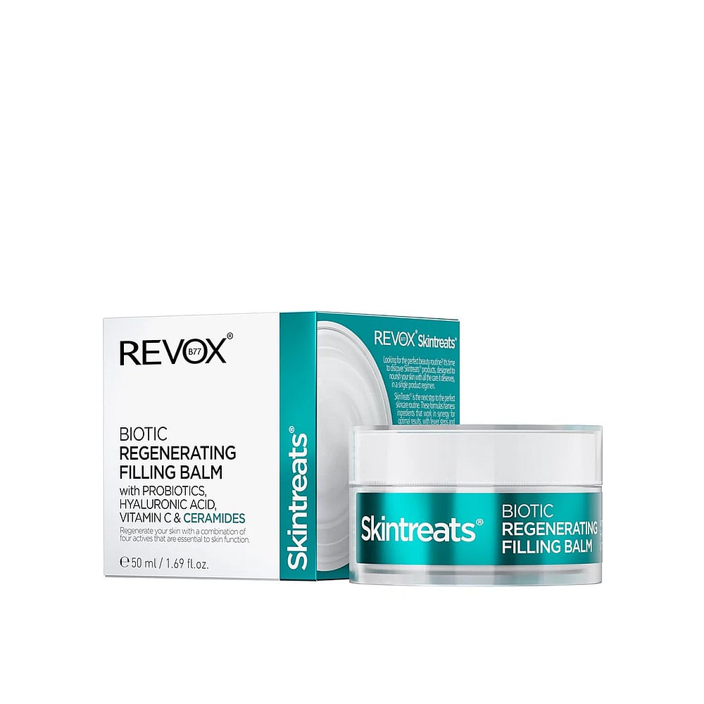 Revox B77 Skintreats Biotic Regenerating Filling Balm 50 Ml Moisturizes, Tightens, And Supports Skin Barrier