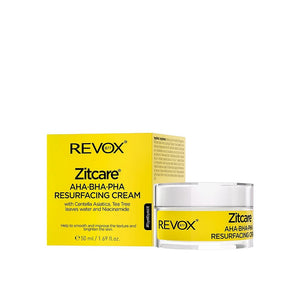 Revox B77 Zitcare Aha Bha Pha Resurfacing Cream 50 Ml Smooths, Brightens, And Hydrates Your Skin Daily