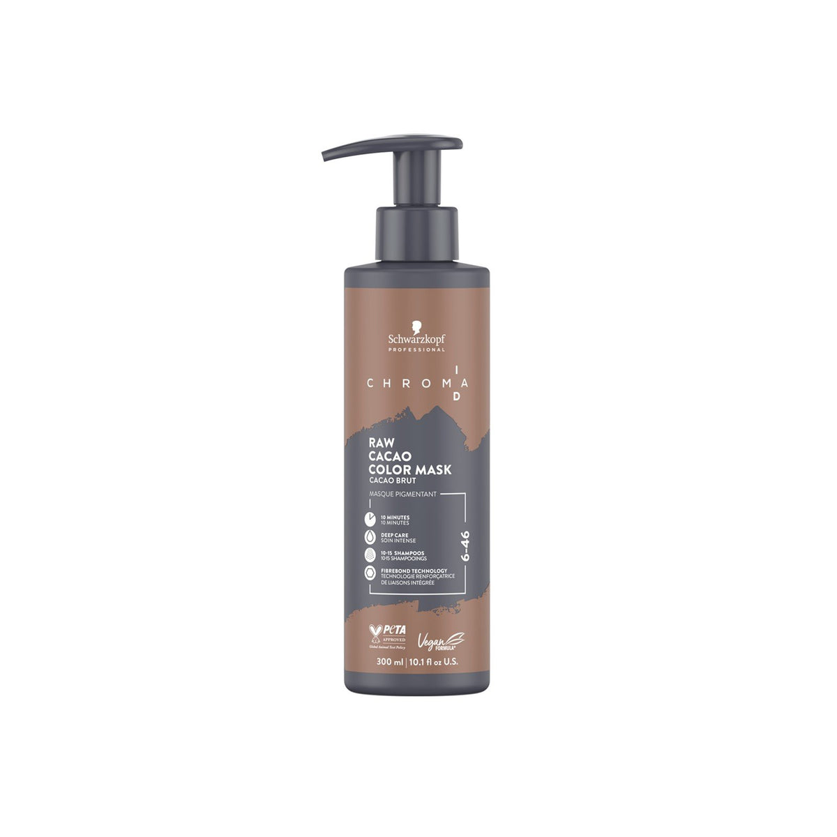 Schwarzkopf Chroma ID Máscara Pigmentante 6-46 Raw Cacao 300ml