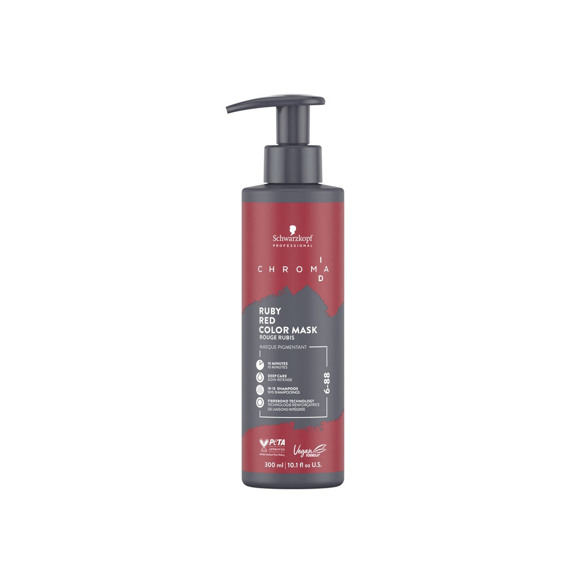 Schwarzkopf Chroma ID Máscara de Cor Bonding 6-88 Ruby Red 300ml