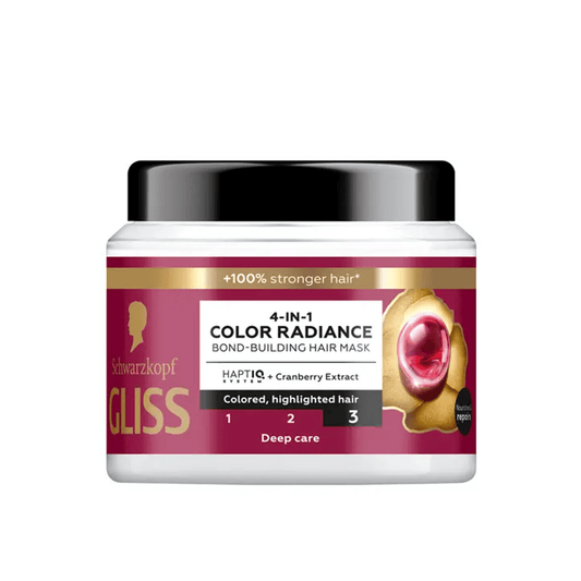 Schwarzkopf Gliss 4-In-1 Color Radiance Bond-Building Hair Máscara 400ml