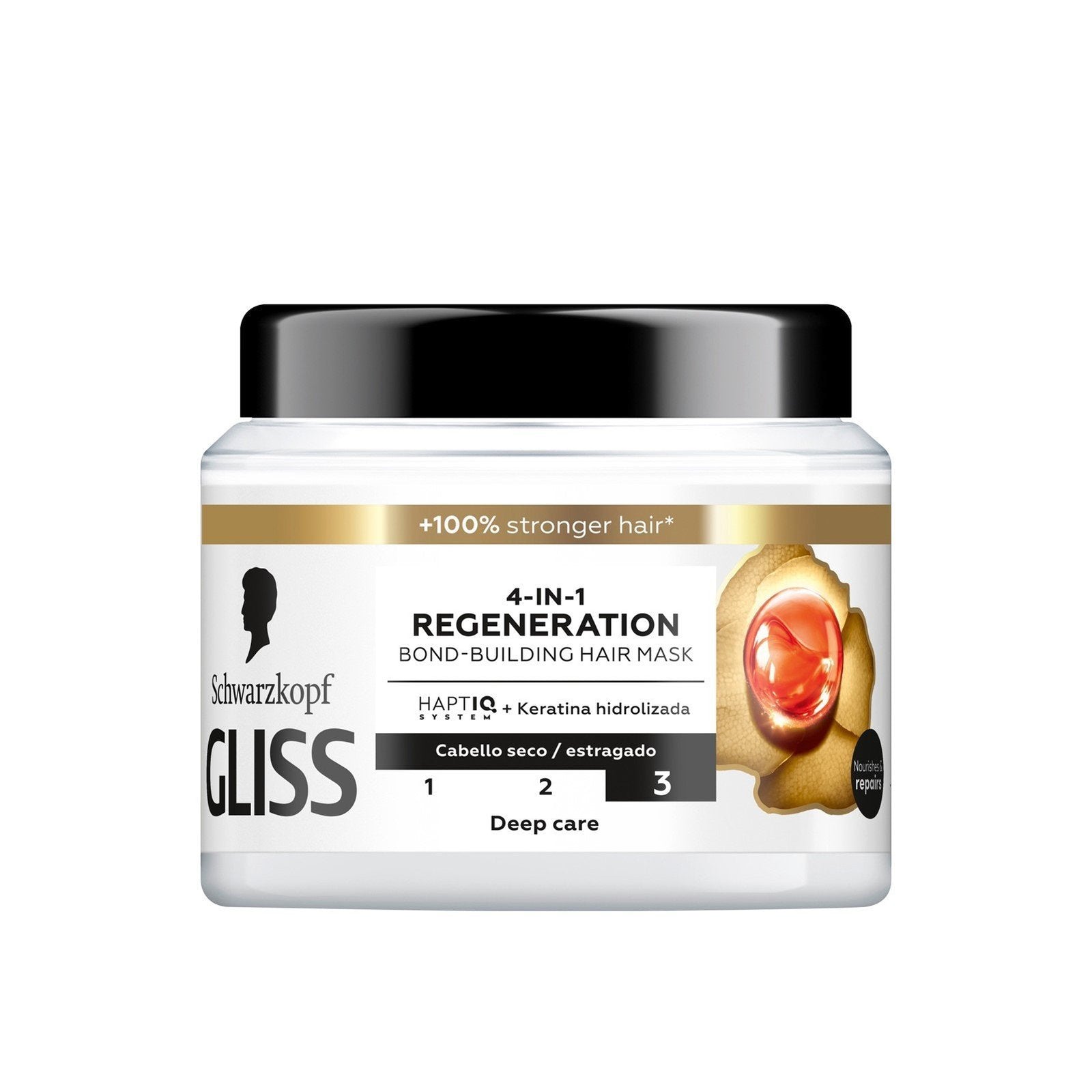 Schwarzkopf Gliss 4-In-1 Regeneration Bond-Building Hair Máscara 400ml