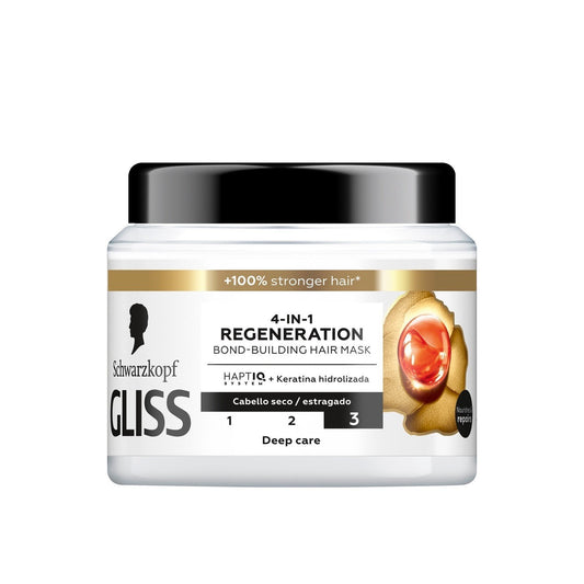 Schwarzkopf Gliss Mascarilla Capilar Regeneración Enlazadora 4 En 1 400ml