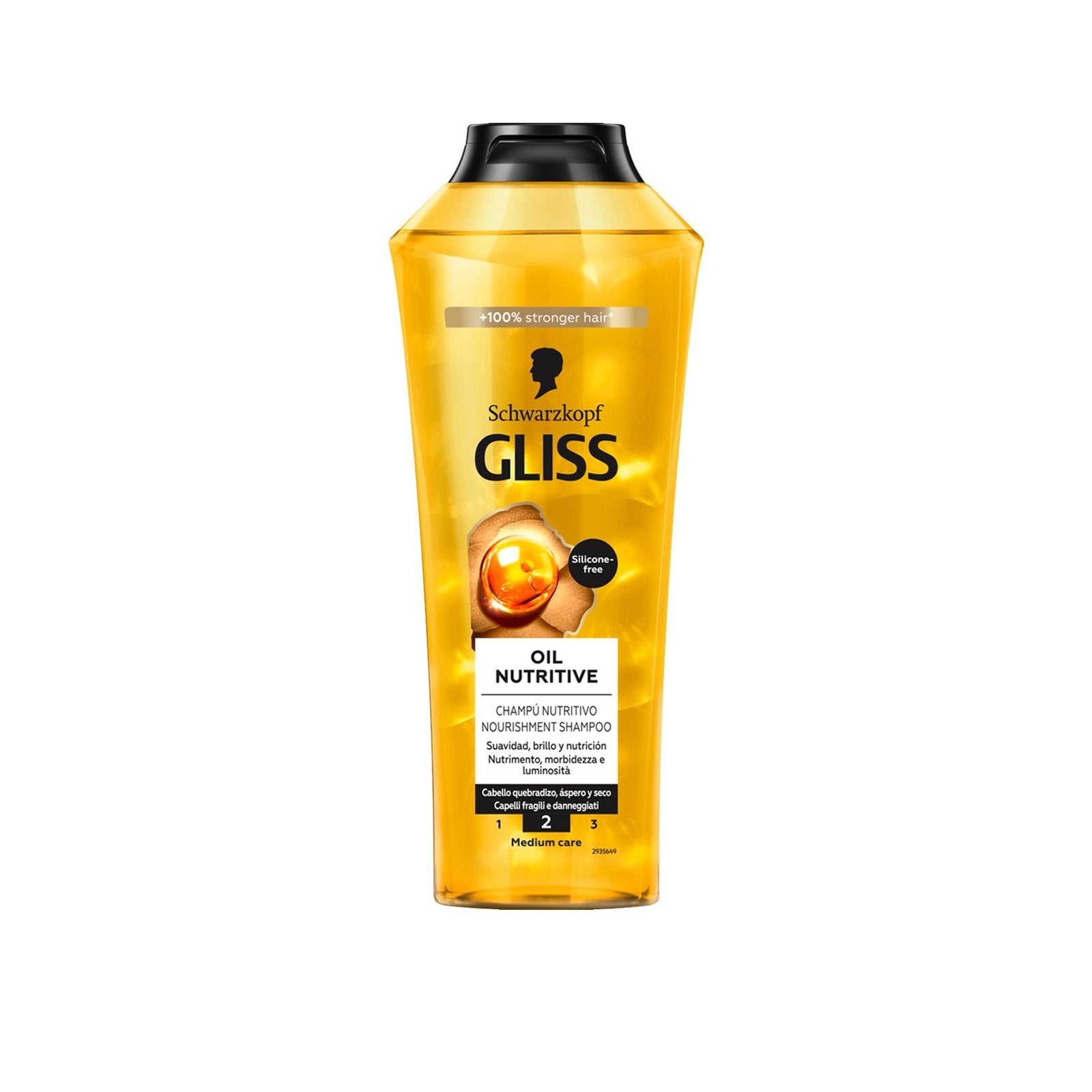Schwarzkopf Gliss Oil Nutritive Nourishing Champô 400ml