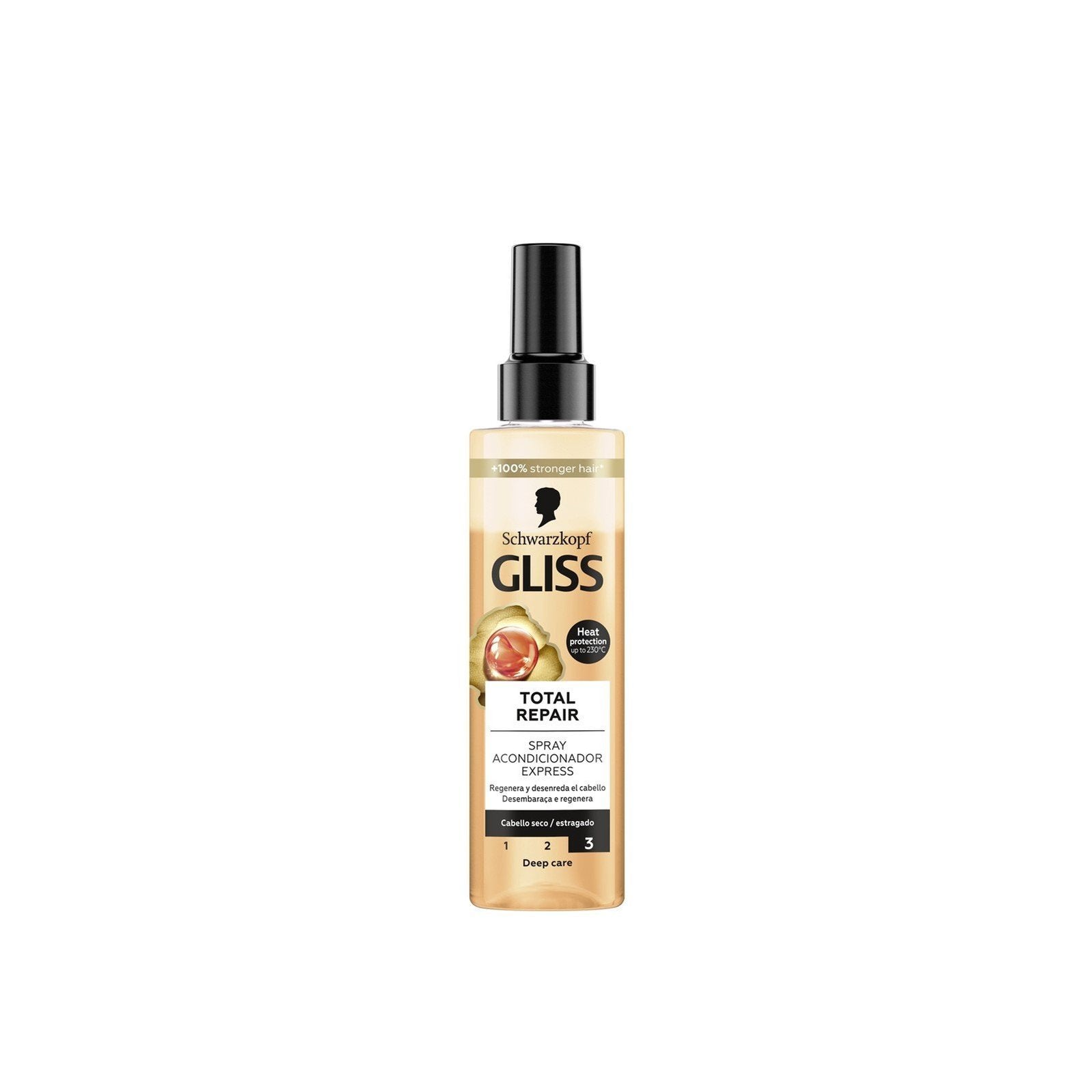Schwarzkopf Gliss Total Repair Express Spray Amaciador 200ml