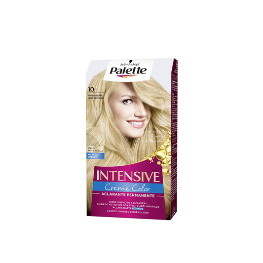 Schwarzkopf Palette Intensive Creme Color Tinte permanente para el cabello 10 Rubio Muy Claro