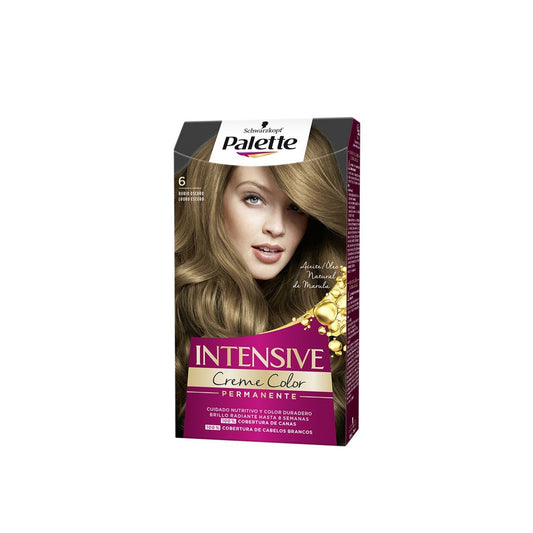 Schwarzkopf Palette Intensive Creme Color Tinte permanente para el cabello 6 Rubio Oscuro