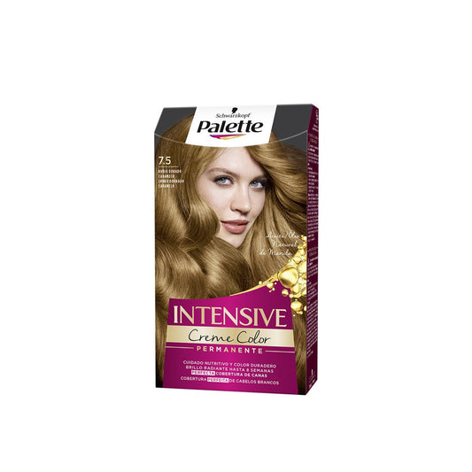 Schwarzkopf Palette Intensive Creme Color tinte permanente para cabello 7.5 Rubio Dorado Caramelo