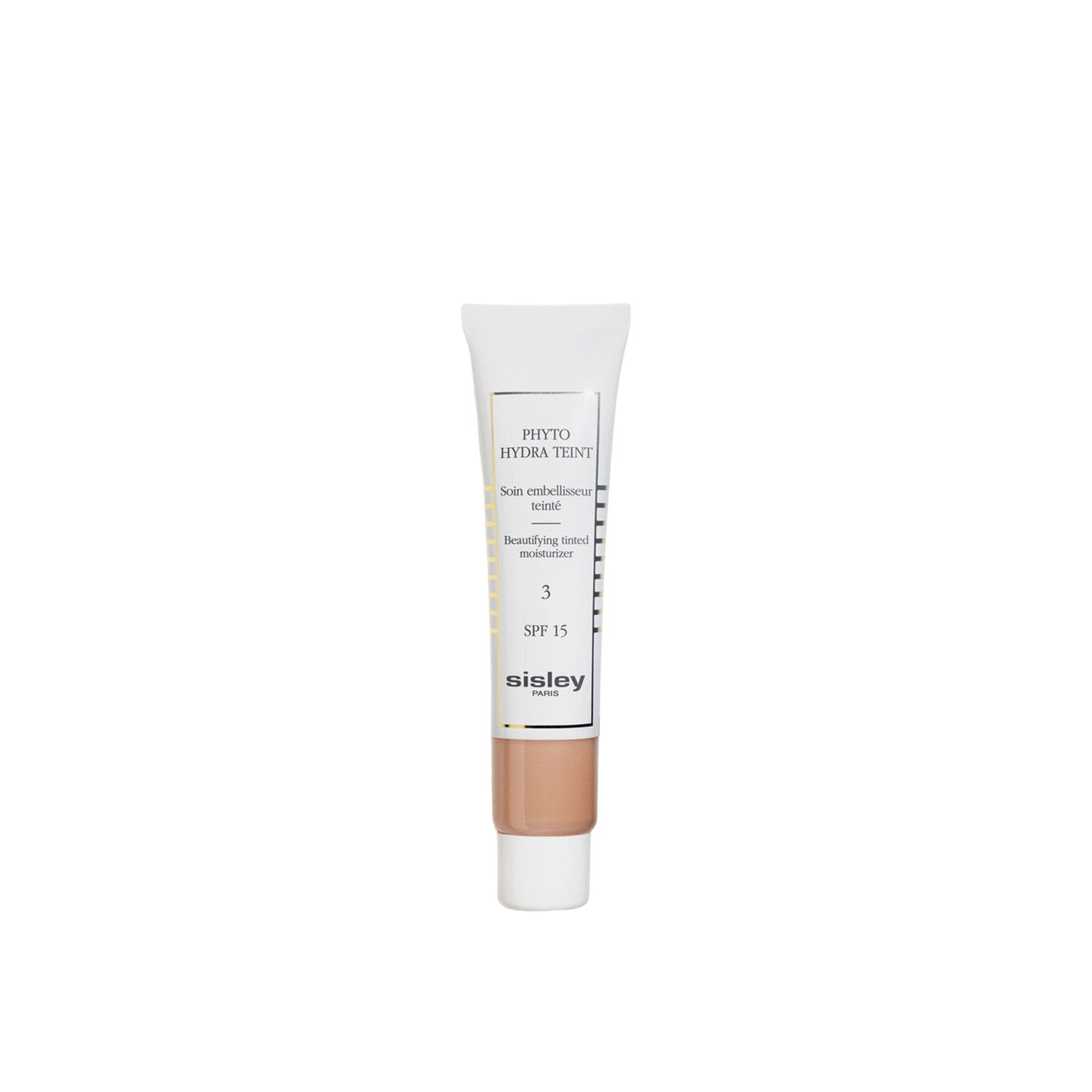 Sisley Paris Phyto Hydra Teint Emulsión Hidratante con Color Embellecedora SPF15 3 Golden 40ml