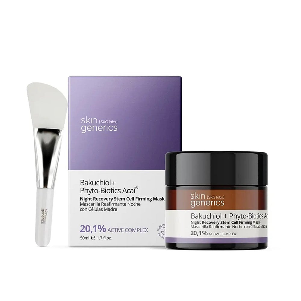 Skin Generics Bakuchiol + Phyto-biotics Acai Máscara de Pestanas Firms, Hydrates, And Revitalizes Skin Overnight