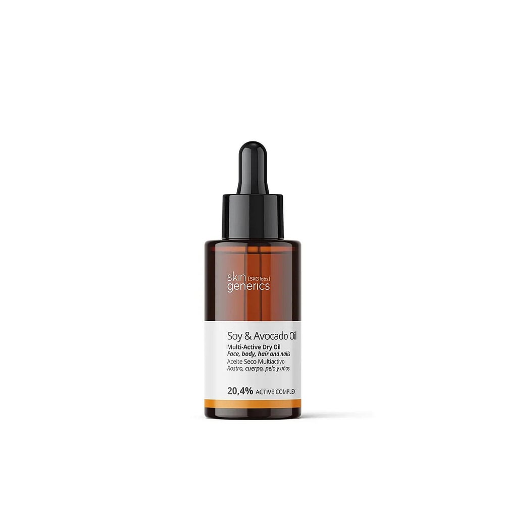 Skin Generics Soy & Avocado Óleo Multi-active Dry Óleo 50 Ml Hydrates