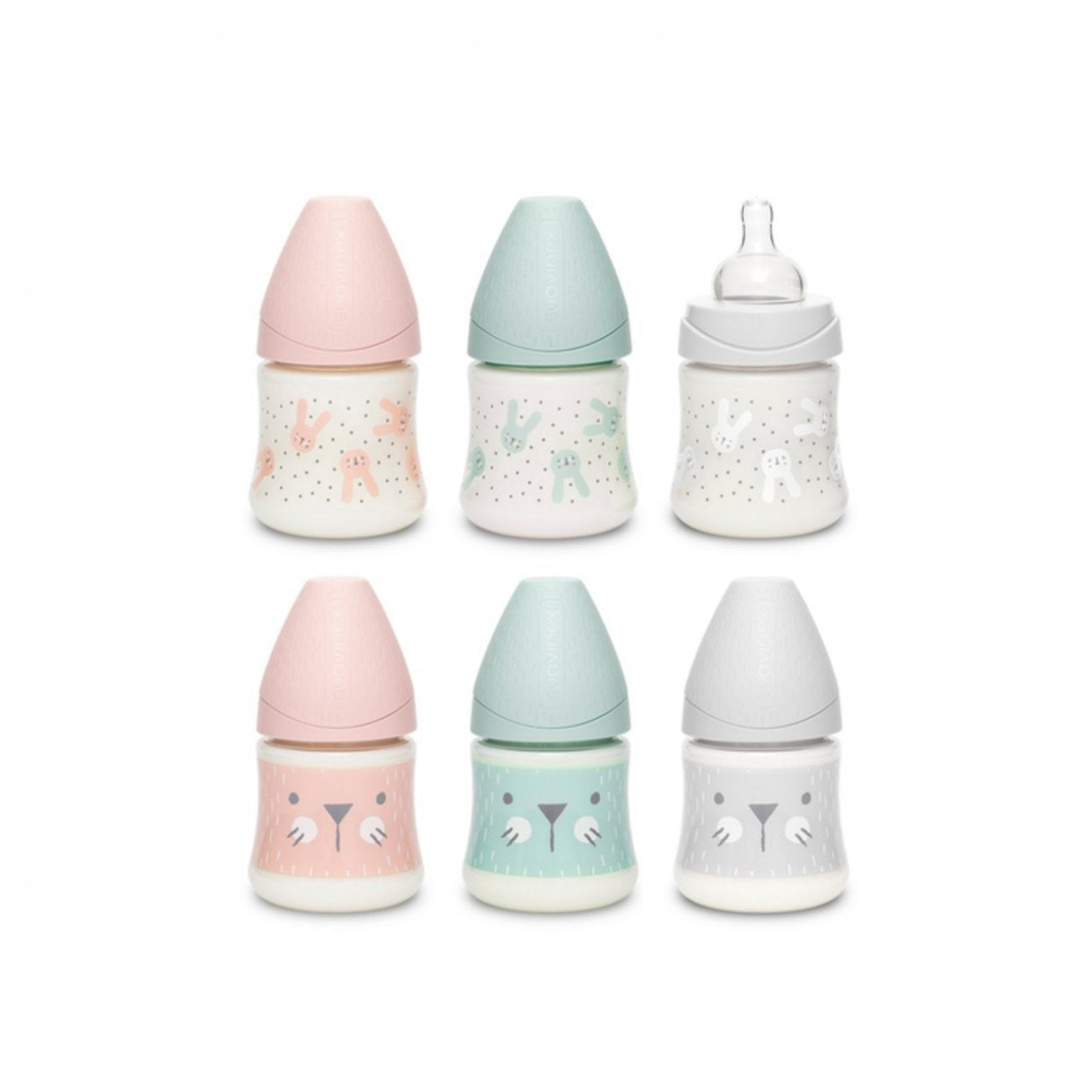 Suavinex Premium Bottle 3 Position W/ Silicone Bottle Teat +0m 150ml x1