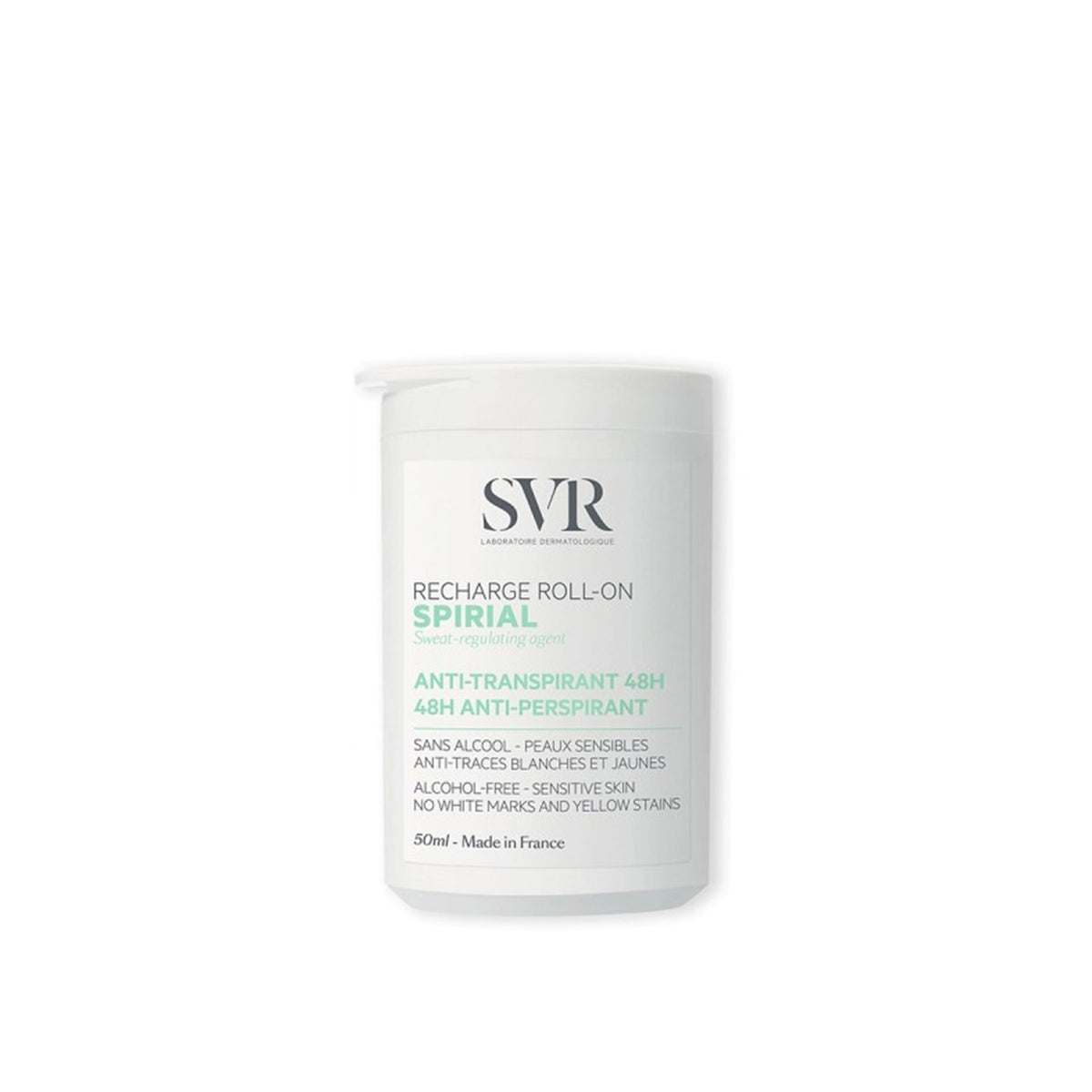 SVR Spirial Desodorizante Antitranspirante Roll-On Recarga 48h 50ml