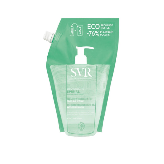 SVR Spirial Déo-Douche Gel Desodorizante Frescura Intensa Eco-Recarga 400ml