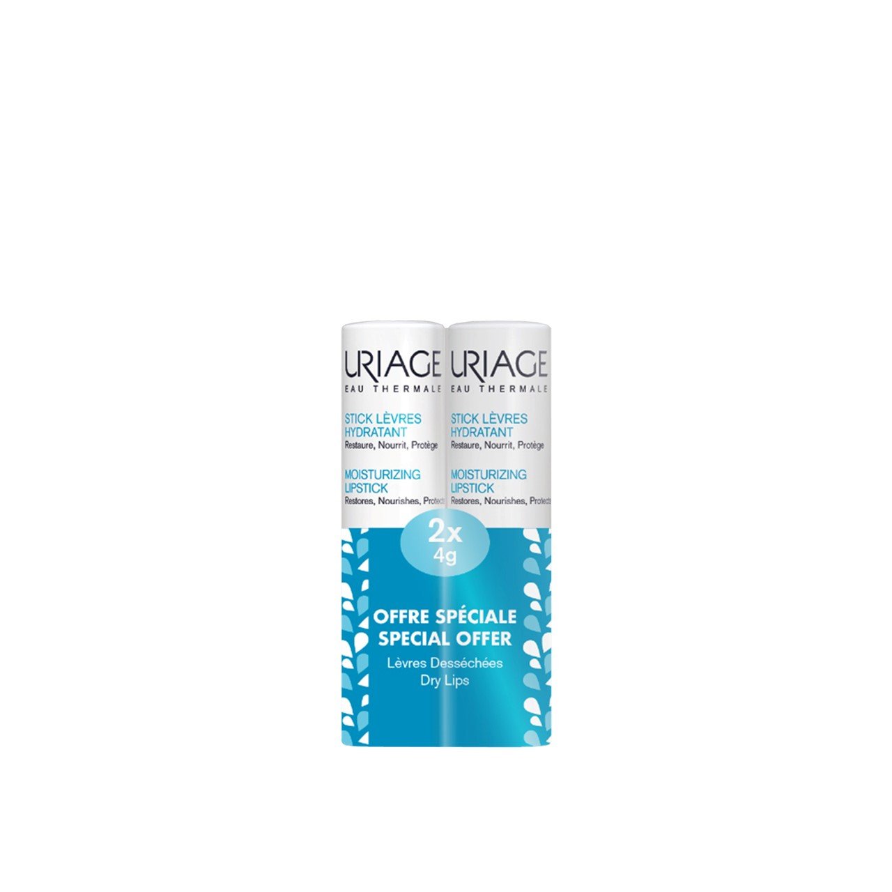 Uriage Barra Hidratante para Labios Secos 4g x2