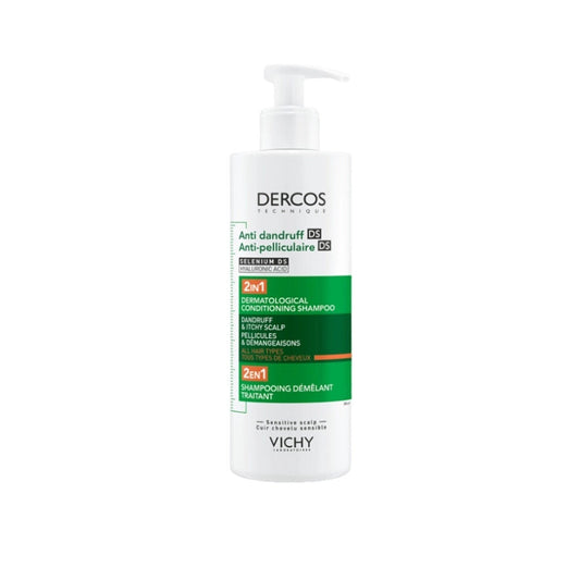 Vichy Dercos Anticaspa DS 2 en 1 Champú Acondicionador Dermatológico 390ml