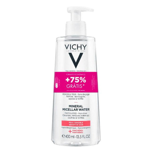 Vichy Pureté Thermale Mineral agua micelar Piel sensible 400ml