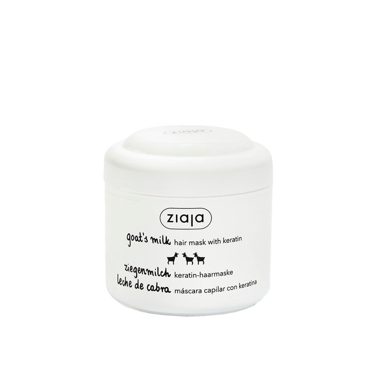 Ziaja Goat's Milk Strengthening Hair Máscara with Keratin 200ml