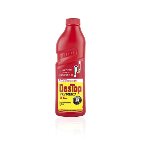 Destop Turbo Gel Desatascador De Drenaje 1 L
